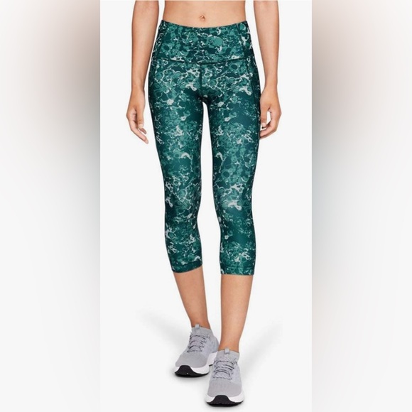 Under Armour HeatGear Armour Capri Print Capri - Picture 1 of 7